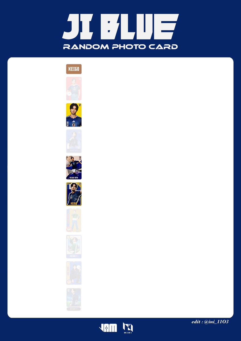310_____k5's tweet photo. JI BLUE OFFICIAL GOODS JO1 INI
フォトカード トレカ 交換

【譲】
與那城　池崎

【求】
同異種　佐藤（2枚目）
（サイン同士でなくてOK）

7/5オフラorナゴドor郵送希望📮
お気軽にお声掛けください🙇🏻‍♀️

#JIBLUE交換  #JO1交換  #INI交換 https://t.co/cpMa7Z5rK2
