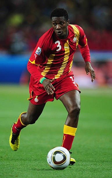 KwesiCupid's tweet photo. Asamoah Gyan watched from the stands as another warrior wearing Ghana’s iconic No. 3 jersey stepped up in the dying moments to save the nation. Some jerseys carry more than a number. They carry a legacy. 🇬🇭❤️
The spirit of the No. 3 lives on. #BlackStars #FIFA #FootballCommunity https://t.co/aAgwJg0UST