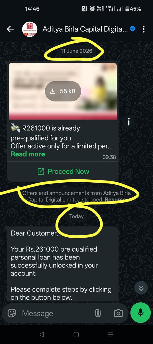 NiG_13's tweet photo. @abcapital what nonsense is this! why continue to #spam me?  Within 1 week u resumed promotional message without any input from me. @DoT_India @SEBI_India please take note of this. #customer #abuse https://t.co/JNxbrpgmck