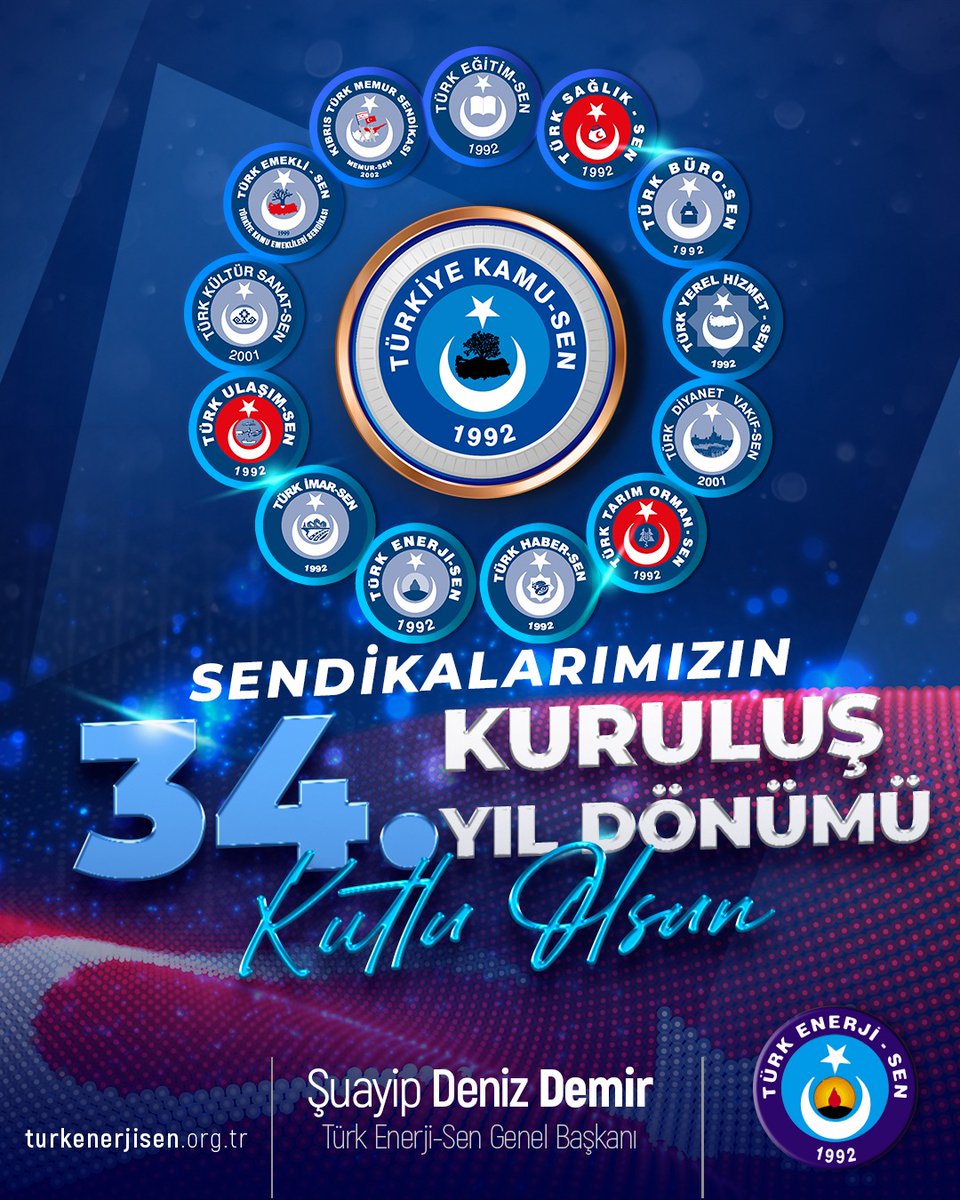 suayip_denizd's tweet photo. Dile kolay tam 34 yıl...

Türk Enerji-Sen'in ve kardeş Sendikalarımızın kurulduğu tarihten bugüne dek geçen 34 yıl, sadece kamu kurumlarındaki sorunlarımızla değil toplumsal meselelerde, ülke meselelerinde de tavır göstererek süregelen bir emeğin ve mücadelenin adı Türk Enerji-Sen!

Döneminde kanun dahi yokken başlayan, tereddüt etmeden, yutkunmadan ve kıt imkanlarla, dayanışmanın zirvede olduğu bir hal içerisinde ortaya çıkan ayyıldız hilale adanmış temiz yüreklilerin mücadelesi. 

Bugün birileri hoyratça sendikal kelimeleri ve imkanları sarf edip eleştirir halde iken, o dönemin koşullarında mücadele eden ağabeylerimizin, ablalarımızın bize hak mücadelesi adına kutsal bir emanet bıraktığını gururla söyleyebiliyoruz.

Ne mutlu bu mücadeleyi verenlere, Ne mutlu Türküm diyene..!

@TURKENERJISEN #TürkEnerjiSen34Yasinda