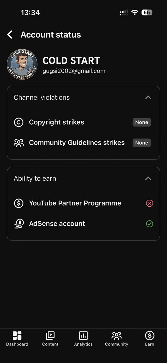 gugsi2002's tweet photo. Hi @TeamYouTube! My channel got suspended from the YPP for "Inauthentic content", which seems like a mistake. I put hours of work into creating original automotive storytelling videos and animations. I have 0 strikes. Could you please help me look into this and get a human review https://t.co/NwTkMUmDor