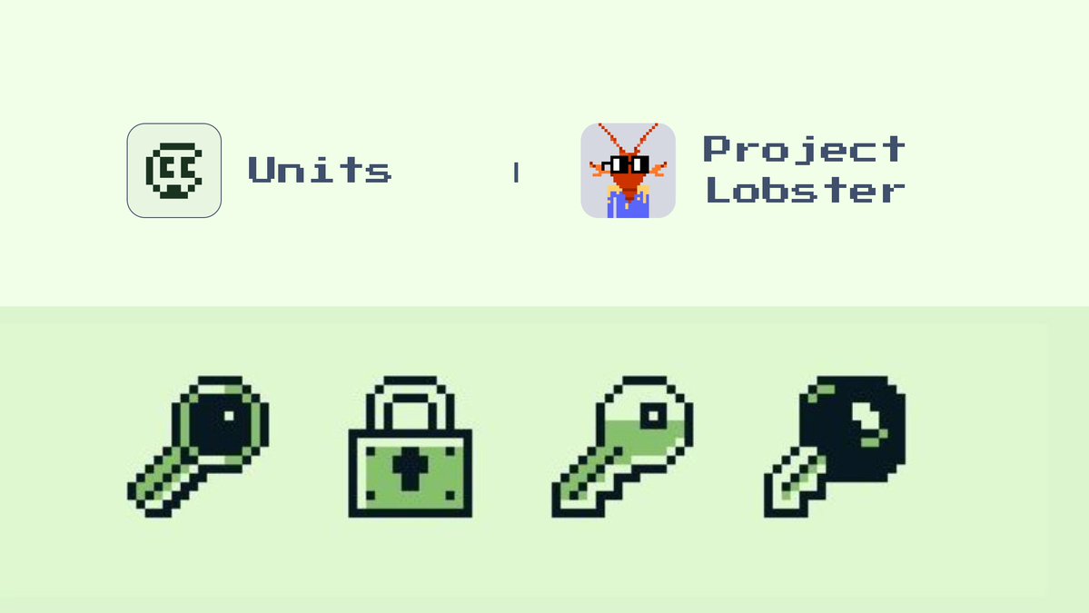 lobsternft_lol's tweet photo. ROUND 16! 🦞    

Teaming up with @Unitsxworld for the next collab GA! Lobsters × Units, unit heat incoming 🔥Spots going fast ⏳    

👉 https://t.co/vum8bmzsbX

Let’s go! 🌟 https://t.co/41oQQMFAp9