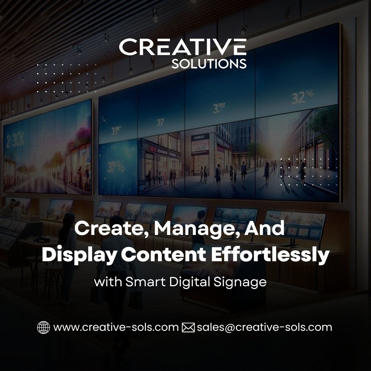 Creative_sols's tweet photo. Create, Manage, and Display Content Effortlessly with Smart Digital Signage
#DigitalSignage #ContentManagement #Riyadhlife #Explore #Display #LG #Samsung #Jeddah #Retail #السعودية #المملكة #الرياض #سامسونج #الدمام #المدينة #مكة #جدة #الرقمية #تكنولوجيا_المطاعم #تحول_رقمي https://t.co/lHOiaHMUzP