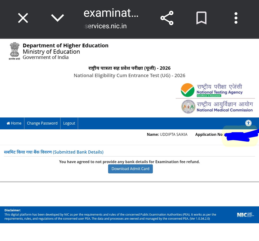 Udddipta's tweet photo. @NTA_Exams Maa chudaye exam,mera refund baaps kar https://t.co/S46Ux7VrZi