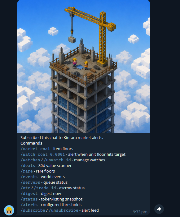 KintaraTools's tweet photo. Kintara has over 100 active users, and thousands daily, yet there aren't any good tools for the playerbase.

So I've built comprehensive tools for all parts of the game, from event tracking, live market data, and even a marketplace to sell accounts. Along with a Telegram bot to track new listings. So everybody who grinds daily can maximize their KINS profit. 

And if users want to unlock full access to the best tools, they have to hold 250,000 TOOL coins.

https://t.co/26omqvoMZ2

https://t.co/GDTAjquIwq