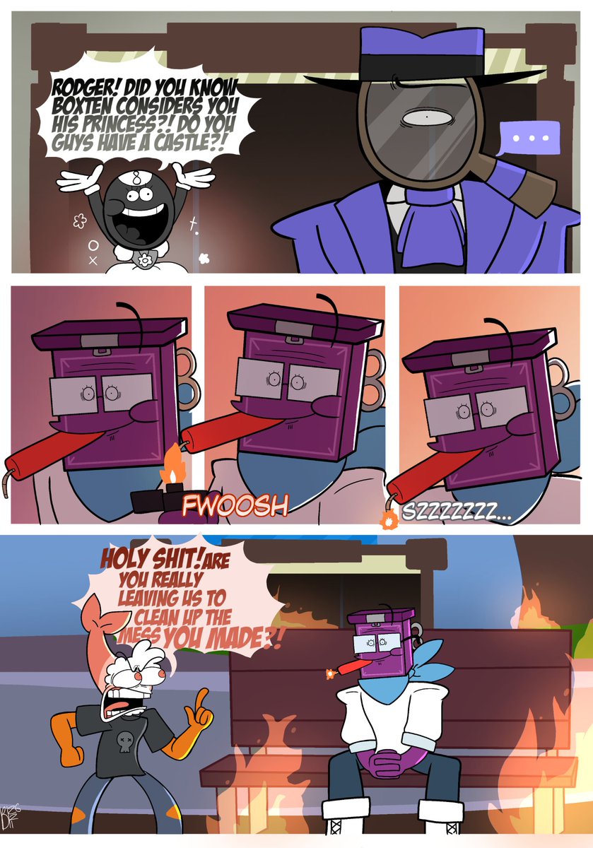 blizl0l's tweet photo. Scaring the fandom with rarepairs (lighthearted) #dandysworld #dw_rodger #dw_boxten #dw_shrimpo  #dw_razzle_dazzle #dw_soulvester  #dw_toodles #dw_misterybox https://t.co/dpmL21MuCb