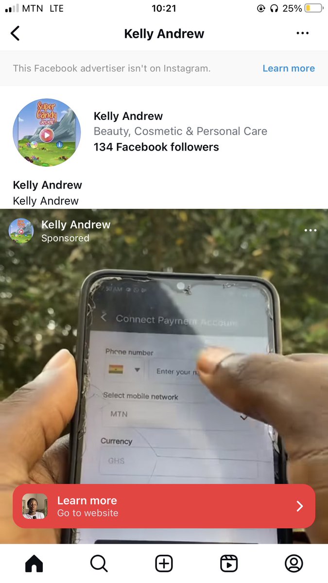 CopolisMichael's tweet photo. @shaunnarmah Are you aware of this??? Cause I feel it’s a scam and they’re using your video!!!!! https://t.co/AnIm6j30w1