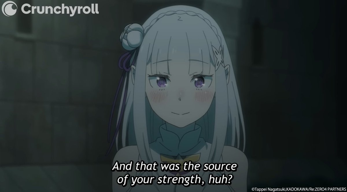 copo017's tweet photo. Subaru Natsuki amnesico diciendose a si mismo mientras mira a Emilia "esa era la fuente de tu fuerza" #rezero #subaru https://t.co/bMNMEAahlH