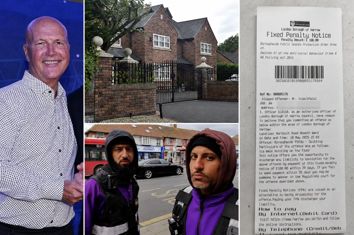 benonwine's tweet photo. £3MILLION MANSION, THOUSANDS OF FINES: THE MULTI-MILLIONAIRE BOSS BEHIND BRITAIN’S “THUGS IN UNIFORM”

Terry Barton, the millionaire founder of Kingdom Services Group, presides over a £300 million enforcement empire employing more than 11,500 people. He spent £740,000 on a Cheshire property, bulldozed it, and replaced it with a luxury £3 million mansion complete with a gym, sauna and orangery.

Last week, two of his enforcement officers were caught on camera threatening a member of the public, allegedly saying they would “rip your teeth out”. Both have since left their jobs.

These weren’t street thugs. They were wearing official uniforms, body cameras and acting on behalf of the local authority.

Critics say Britain has created an army of private enforcement officers with the power to demand your personal details, issue on-the-spot fines and even trigger police involvement if you refuse to cooperate.

According to reports, officers have previously worked to targets for the number of fines issued. A BBC Panorama investigation found bonus schemes linked to enforcement activity.

Last year alone, around 200,000 littering fines were issued across Britain, generating tens of millions of pounds.

The question many people are asking is simple:

Is this really about keeping our streets clean, or has enforcement become a lucrative business model built on extracting money from ordinary people?

What do you think?
