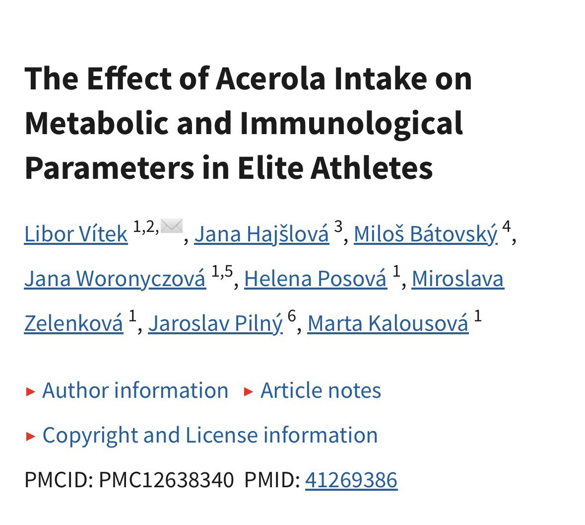 OptimisationLab's tweet photo. 5) Lowers Chronic inflammation:

➡️ Chronic inflammation is the silent driver behind cardiovascular disease, metabolic dysfunction, joint degradation, and accelerated ageing

➡️ Acerola’s vitamin C and polyphenol complex attacks it at the source

➡️ A study on elite athletes found acerola supplementation decreased serum concentrations of key inflammatory markers including:

- C1q - pointing to a genuine modulatory effect on the inflammatory response

- Vitamin C directly suppresses pro-inflammatory cytokine release

- while acerola’s anthocyanins inhibit the NF-κB pathway: the master switch that triggers systemic inflammation