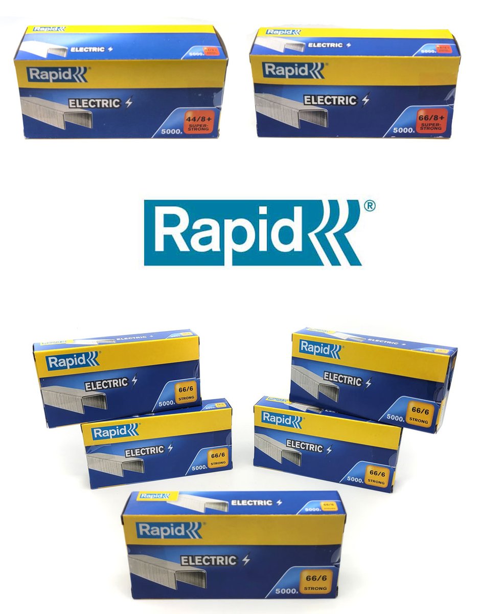 chilversrepro's tweet photo. Genuine high performance Rapid staples staples, in stock with next day delivery option to UK mainland 👇
https://t.co/VGyzP19FxB
#staples #staplecartridge #rapidstaples #genuinerapid #PrintFinishing #printfinishingsupplies #staplesupplier https://t.co/um4AhMeGAn