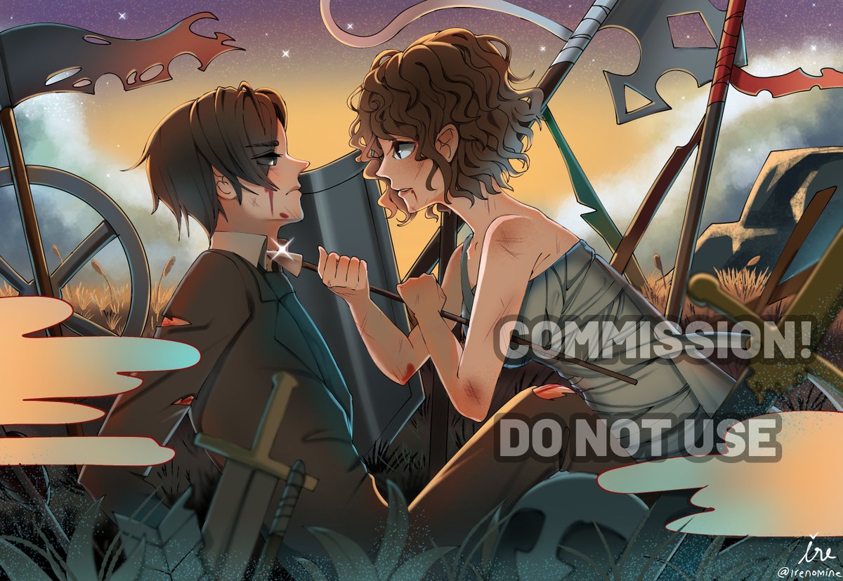ire_nomine's tweet photo. A commission from TikTok! It's my first time drawing detailed background. It was hard but I'm glad it turns out well..🥺 https://t.co/QINLYZn1JM