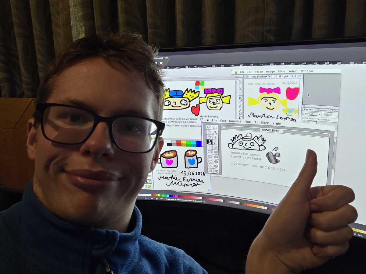 martin123459's tweet photo. Creating nostalgia arts with old programs. 😊

Eesti: Loosin kunstid nostalgia koos vana programmidega.

🎨: Microsoft Paint, MacPaint, Adobe Photoshop 3.0 &amp; Paintbrush.

🖥️🫳❤️

- Martin Eesmaa

#heyarnold #shortaki #nickelodeon #cartoon #love #kunst #fanart #nostalgia #mspaint https://t.co/pU7EAXHLLm