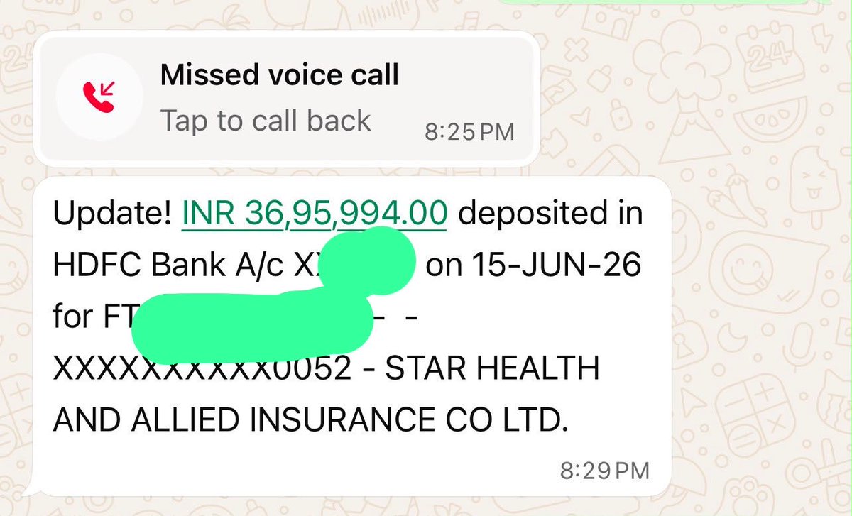 SanjayYada7n's tweet photo. ✅ We Fought for Srijani … Rejection Got Converted in Approval. 😊

On 15th June family got credited amount in account. 

Earlier approval was 36,21,000/- then more arguments paid 36,95,994/-.

Still are calculation says another 7Lakh* Star Health have to pay them. 

#India #Insurance #JusticeForSrijani #Follow #SanjayYadav