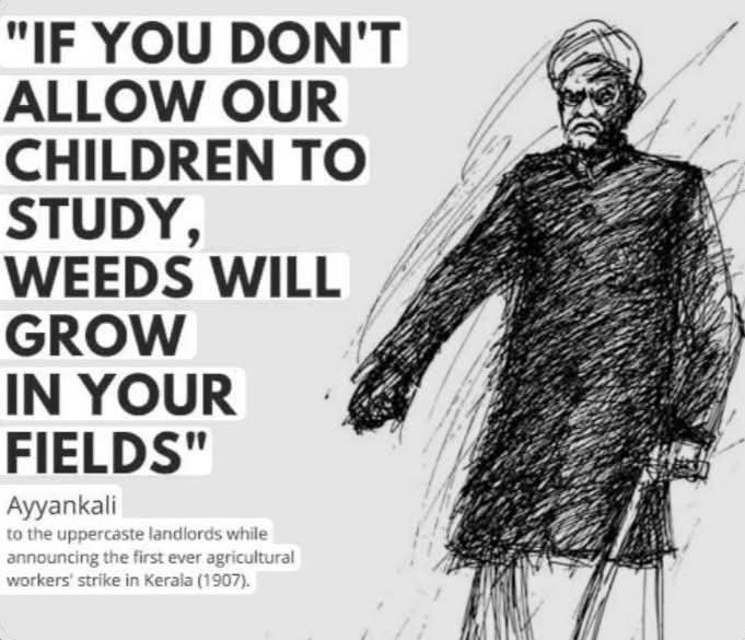 SajeevThankapp5's tweet photo. Jai mahatma ayyankali 🌹🙏🏿 https://t.co/FBPxG11Zx7