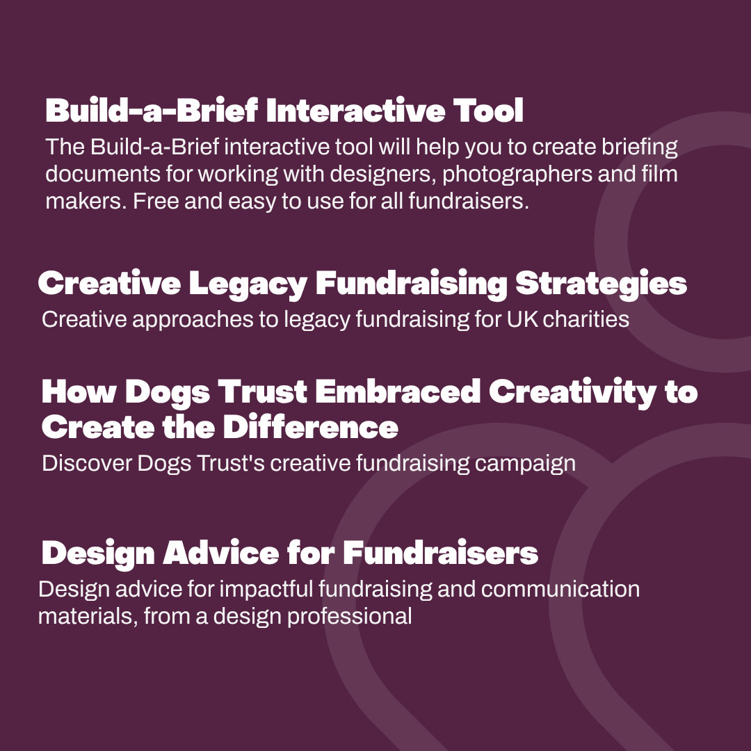 CIOFtweets's tweet photo. Creativity in fundraising is about understanding people, communicating impact &amp; building stronger supporter relationships.

Our Creativity in Fundraising Collection shares practical resources, guidance &amp; examples to help inspire your next campaign. 

https://t.co/Msm44BF6XO https://t.co/TfSTAidq1d