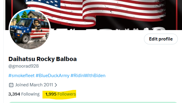 gmoorad928's tweet photo. When you wake up to being five away...#Smokefleet #BlueDuckArmy #RidinWIthBiden https://t.co/do76tm9Raq