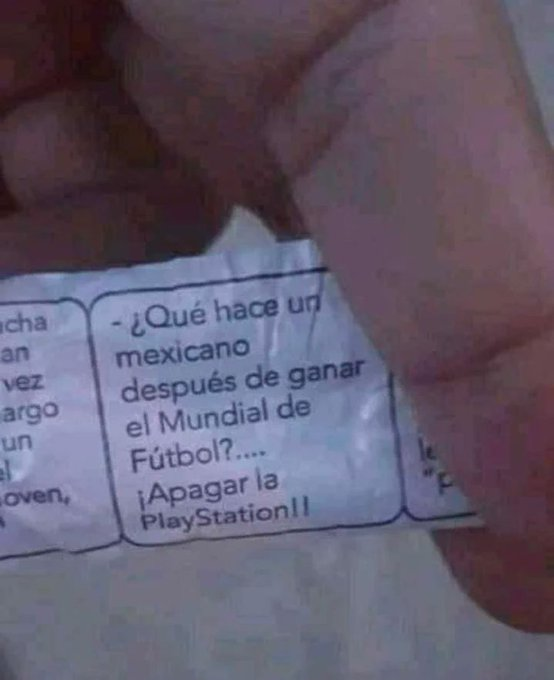 sindicatodedom4's tweet photo. ME COMPRÉ UN CHICLE Y EL PAPELITO DECIA ESTE CHISTE ☠️☠️☠️ https://t.co/MYP4TZO50t