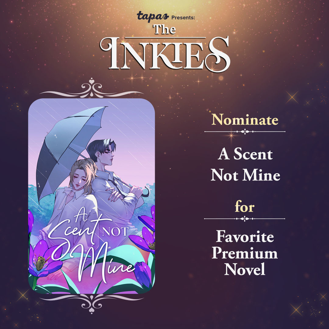 authorbread's tweet photo. Inkies co-host Bread here.
It's back for a 2nd year of celebrating comics &amp; novels that left a big impression on you last year!

Thank you for being so amazing in supporting the Tapas community. I would be honored if The Vampire's Last Omega was your premium novel choice, too! https://t.co/qA1W8VzMAj