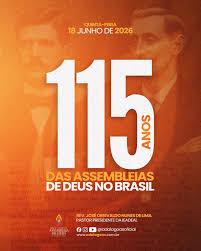EBDPortal's tweet photo. Gratidão ao Senhor pelos 115 anos das Assembleias de Deus https://t.co/XPOVzB1Yyc