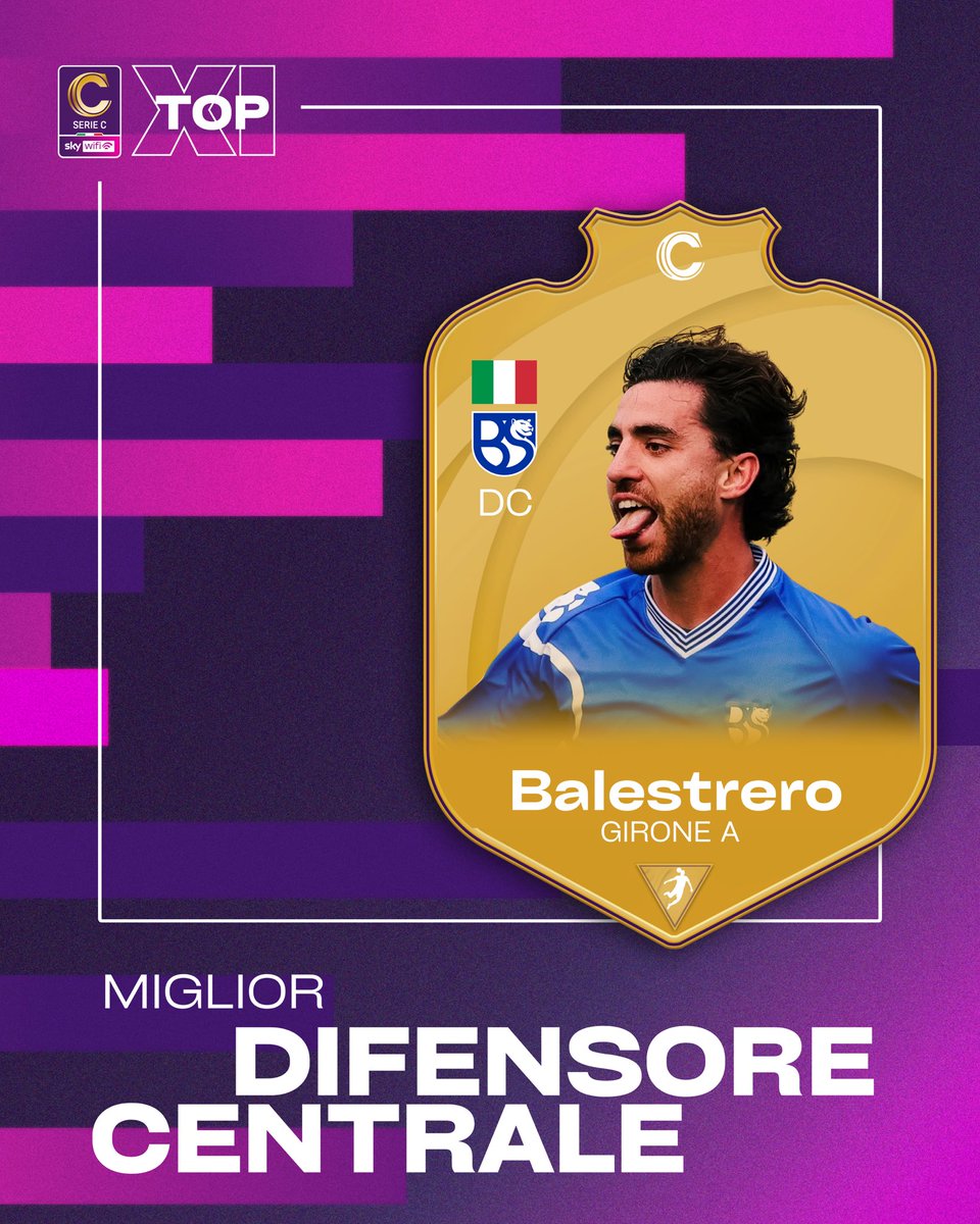 seriecofficial's tweet photo. I capitani si vedono nel momento del bisogno: Davide Balestrero ha ricoperto diverse posizioni, tra cui anche quella di difensore nei momenti più caldi. 🔝🦁

Per questo motivo la community ha scelto lui per il ᴛᴇᴀᴍ ᴏꜰ ᴛʜᴇ ꜱᴇᴀꜱᴏɴ 25/26 ⚽

#TopXI #SerieCSkyWifi https://t.co/mm4aMaKhyn