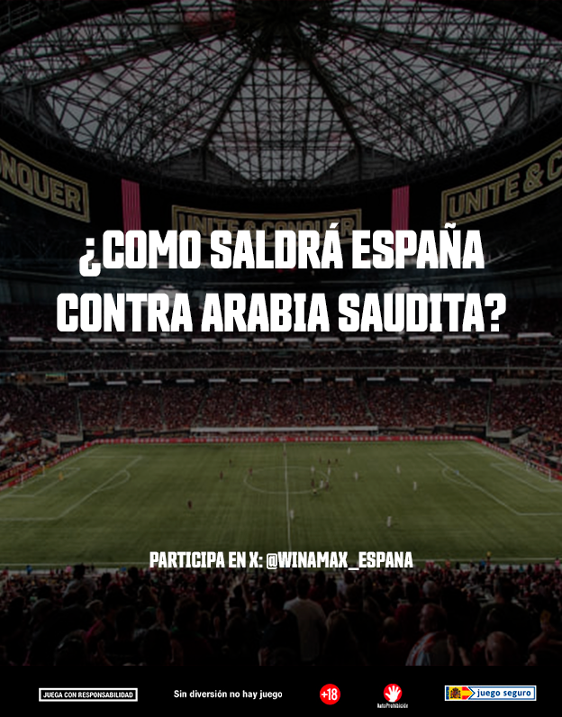 Winamax_Espana's tweet photo. 🔜 ¡Mañana España vs Arabia Saudita!

⁉️ ¿Cómo saldrá el partido?

🎁 ¡Dos tickets de 10 € en juego!

👀 Tu pronostico + Nick Winamax + RT + sigue a 
@Winamax_Espana https://t.co/NgAVdPo8sS