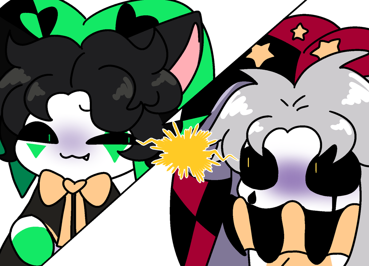 cubely0u0's tweet photo. #thefreakcircus
꾹꾹이 대결 https://t.co/wYxyJuU3A1