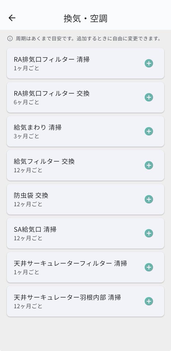 osakana_gsm's tweet photo. 一条施主の清掃管理、本当にこのアプリおすすめです！！！

一条施主が作成してるのでプリセットに既に一条施主に必要な内容が入ってるし、在庫管理もできるし、個人的に重宝しているのが「しつこく通知」ってやつで
その日掃除しなかったら次の日また通知してくれます！！！！
本当にありがたい😭😭 https://t.co/x6zazwOcGU