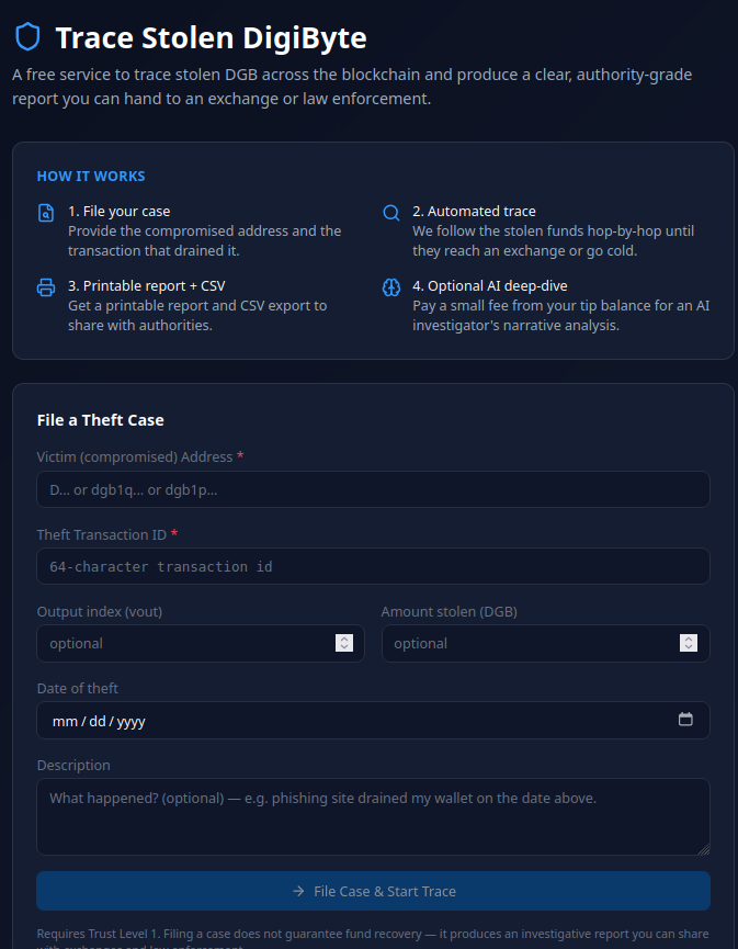 Johnny_DGB's tweet photo. $DGB Fam.  I have supported a number of you through the years after having your Digibyte stolen.  

I'm now building that capability within Panopticon, automating that tracking process and producing a report to file with authorities.

While it is not institutional grade yet, the basic structure is ready to go.  I'll have the rest of it fine tuned within a couple of weeks.  

Feel free to utilize it in advance of that just to see the outputs and give me additional test scenarios, but I have to charge for the deep scan because there is real token cost. https://t.co/qrkJjhgaXs