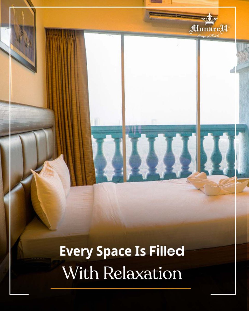 hotels_monarch's tweet photo. From beautifully designed interiors to peaceful surroundings, every space is created to help you slow down and recharge.

Swipe through and discover comfort woven into every detail.

#stay #comfort #hotelroom #hotelbedroom #bookyourstay https://t.co/HXdT24M2G7