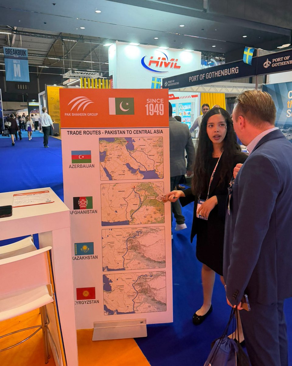 PakShaheenGroup's tweet photo. Simplifying global shipping for your large-scale demands. Our team at Breakbulk Europe 2026 is focused on delivering dependable, stress-free freight solutions that keep your project cargo moving smoothly.
📍Find us at Stand 2M48, Rotterdam Ahoy. ⚓
#ForeignPolicy #petrolrelief https://t.co/Ng0soLL4S7