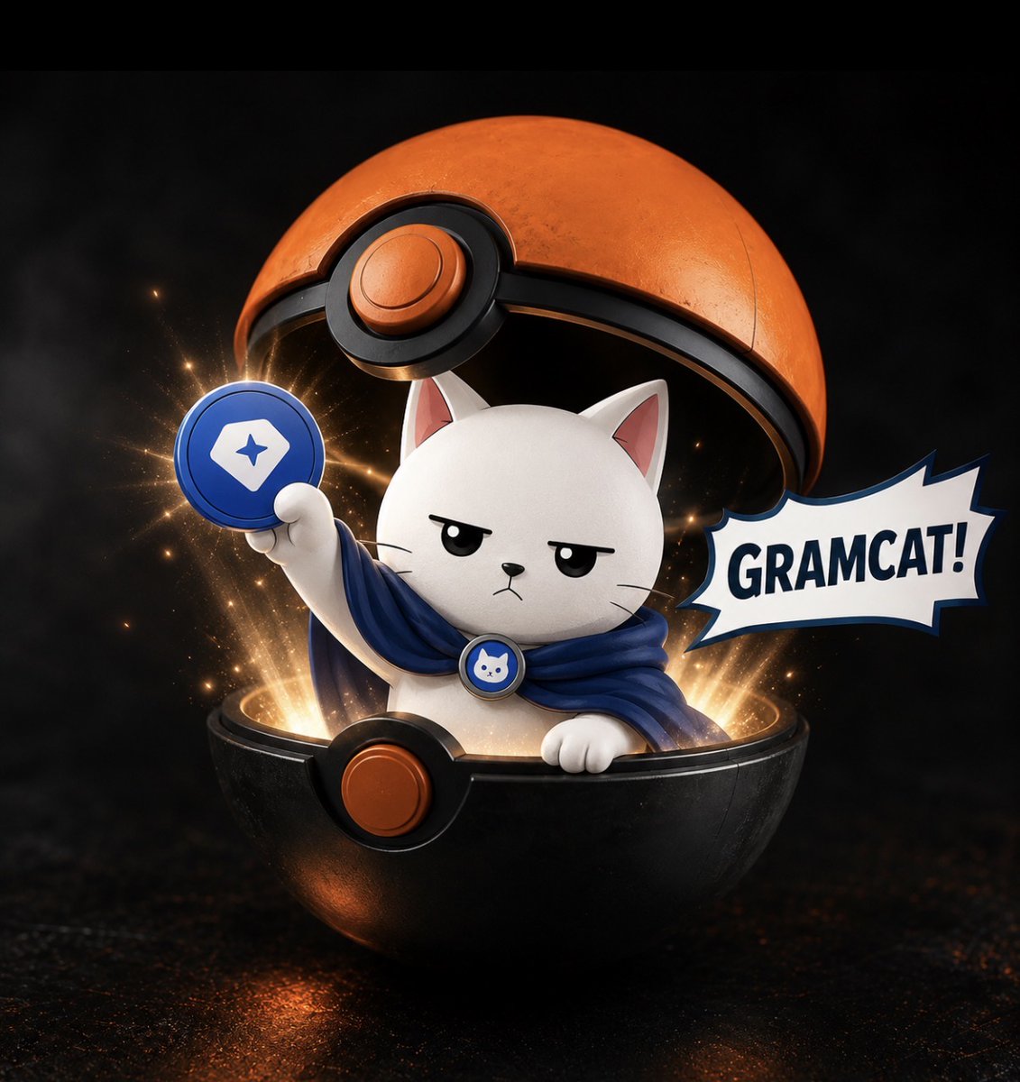 GramCatongram's tweet photo. $GRAMCAT , I choose you! ☄️
@dedust_io $GRAM #TON https://t.co/EL0IGuYIah