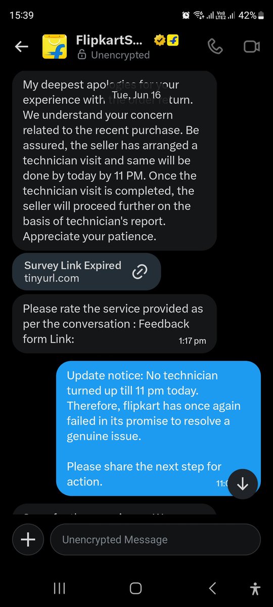 Grr_7's tweet photo. Worst experience of shopping on @Flipkart. They deliver defective products (of Kenstar which is their own brand) and then refuse to return/exchange the defective product. @flipkartsupport : your twitter assurances are also failing and appear fake. https://t.co/HBDI58ZYX9