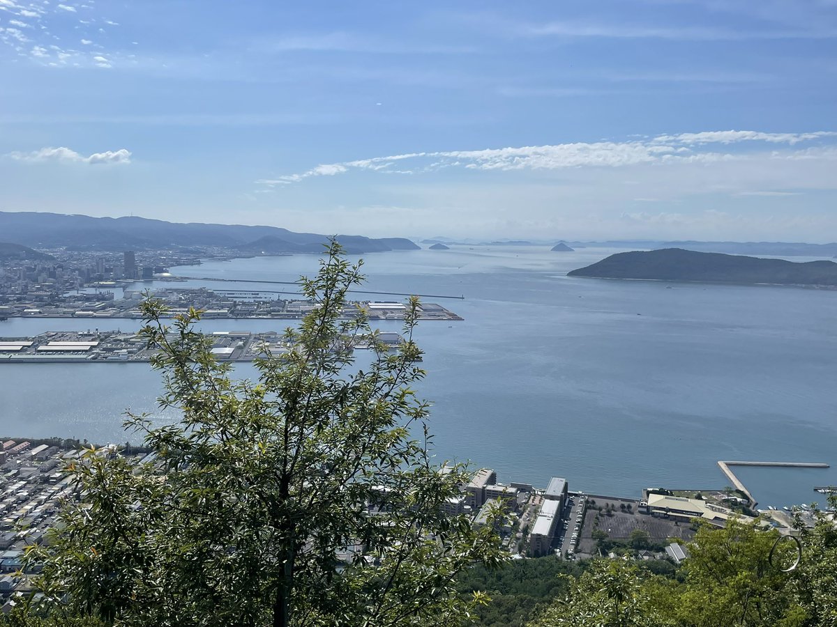 55samansa's tweet photo. 屋島(香川県)　の展望台からの風景　にうっとり https://t.co/MRocSu0mr1