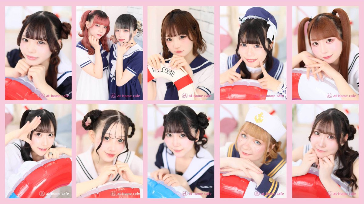 athome_cafe's tweet photo. ✨新商品情報✨
【6月20日(土)から発売！】
秋葉原新作ブロマイド『マリン』🏖️⚓️ 
登場メイドはWebをチェックしてくださいっ💖→ https://t.co/moAsEsZB4K https://t.co/1vq6IWqq6P