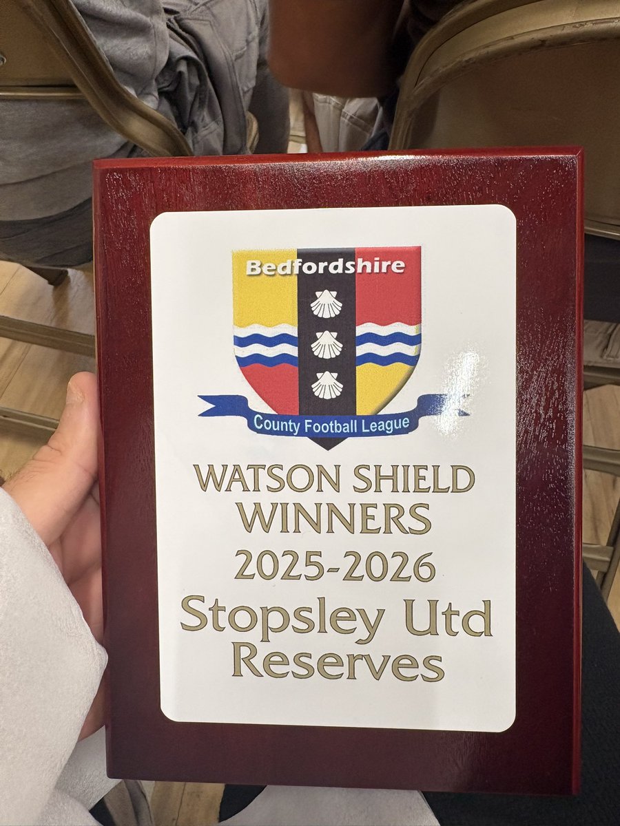 Stopsreserves's tweet photo. Watson Shield Trophy Champions 2025/26 https://t.co/fxBKf5QiWp