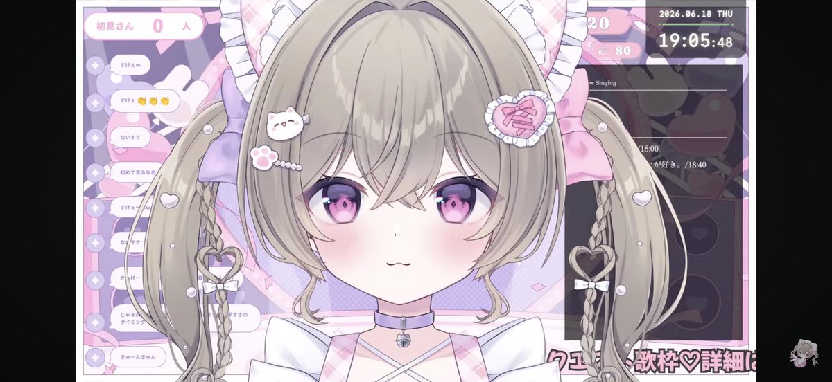 linearc_eesu2's tweet photo. 本日でデビュー5ヶ月のわたちちゃんです
可愛いメイドさんの可愛い歌声いかがですか？

【リクエスト歌枠】#にっこりわたち デビュー5ヶ月記念♡ https://t.co/Dfim0JDbEg 
#にっこりお給仕ちゅう https://t.co/ePijONbNCs