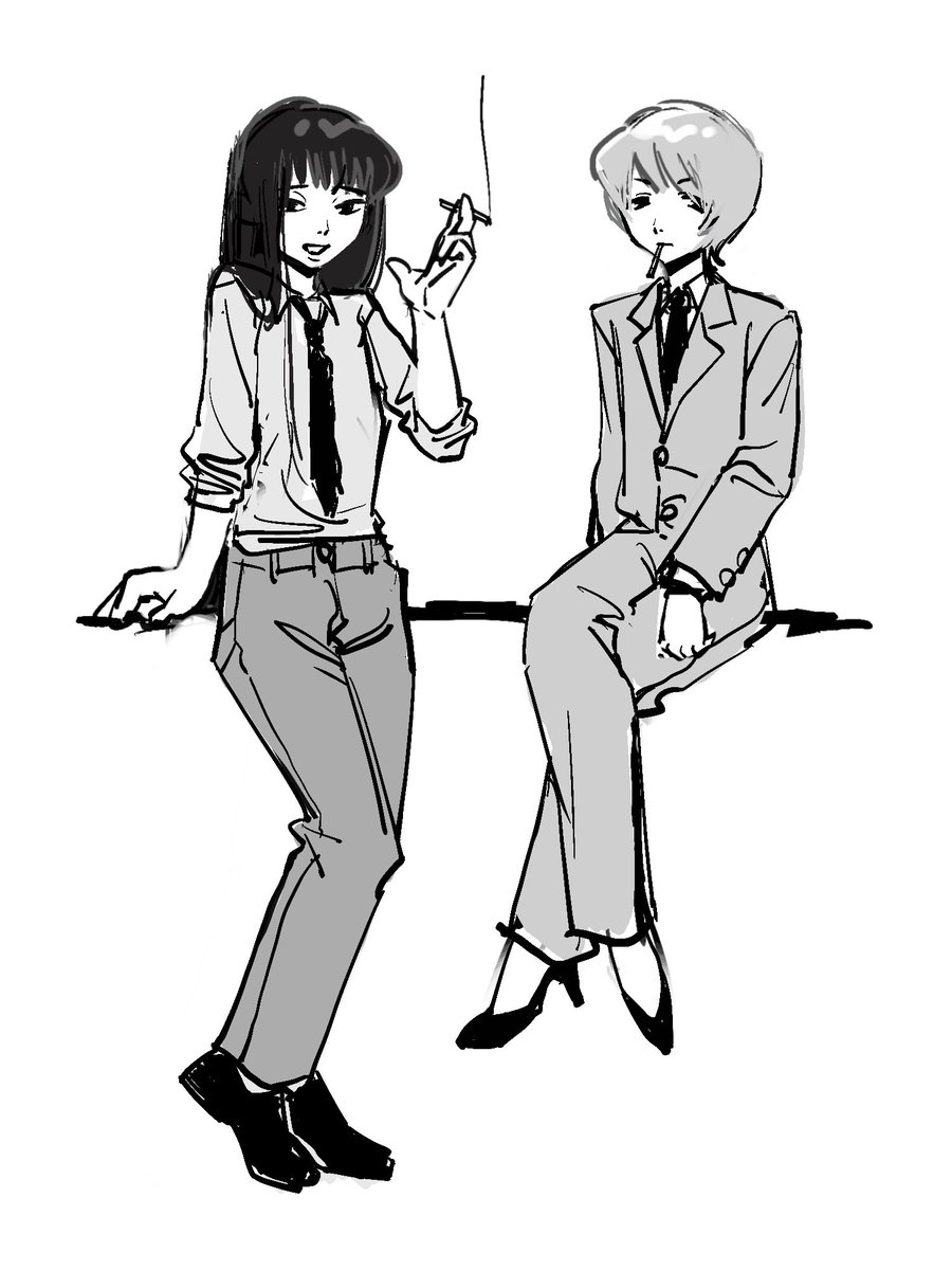 ee_pom3's tweet photo. ふたり

 #illustration #イラスト https://t.co/wz5eVKaRoK