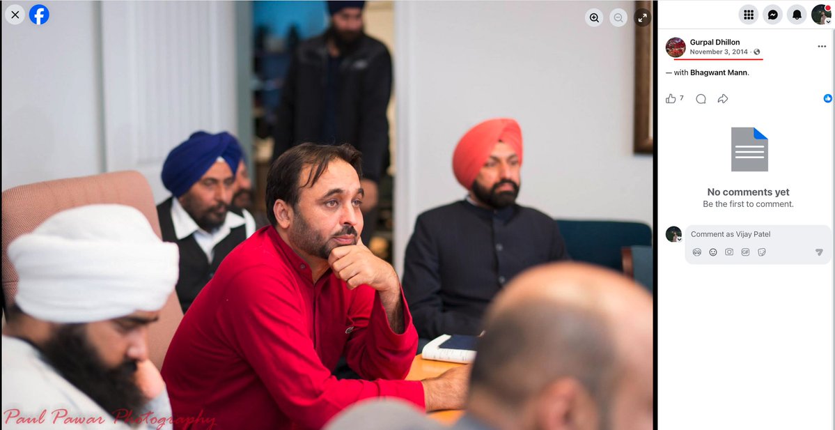 VijayGajeraO's tweet photo. So it was a hotel in Abbotsford, Canada, where a video of Bhagwant Mann was recorded.

Interestingly, Bhagwant Mann visited Vancouver in 2014, which is just 1 hour away from Abbotsford.

Now see how was the look of Bhagwant Mann in 2014 and match it with the viral video! https://t.co/AQ3dimQn2z