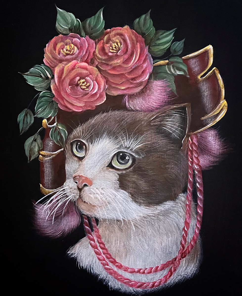 takakishida1228's tweet photo. 猫の絵を描いています。

#猫
#cat
#猫画 https://t.co/pZiUGYDQ66