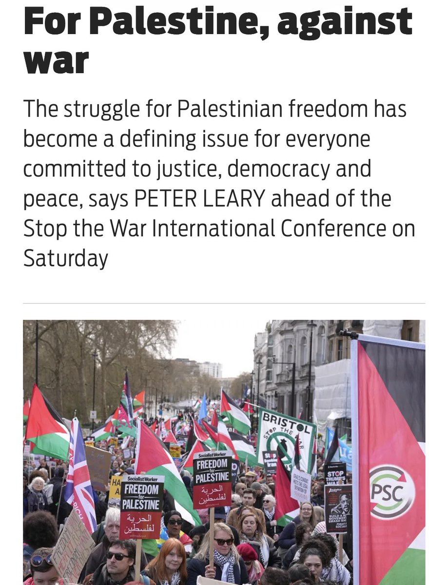 Stop the War Coalition tweet media