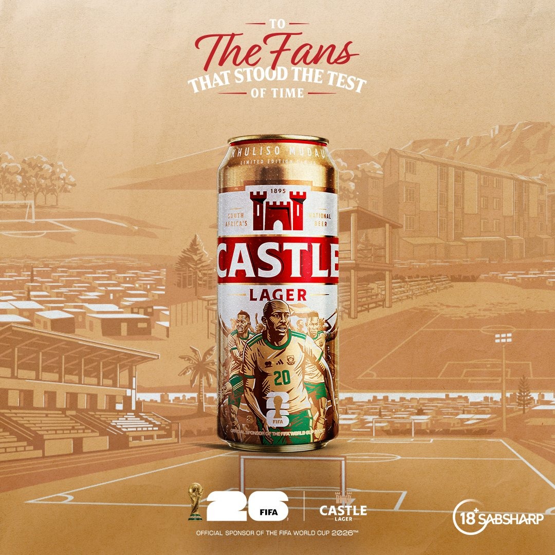 CastleLagerSA's tweet photo. Cheers!

Fans, share your message of support for Khuliso “The Sailor Man” Mudau in the comments.

You could score a FIFA World Cup 26™ Castle Lager Can to kickstart your collection and stand a chance to win R1 million 🍻