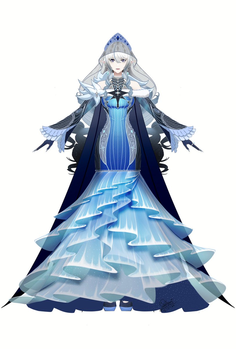 miraxedraws's tweet photo. My Concept design for The Tsaritsa before she officially appears! Hope y'all like this!!
#Tsaritsa
#cryoarchon
#snezhnaya #GenshinImpact #genshinfanarts https://t.co/YbQwQOot2N