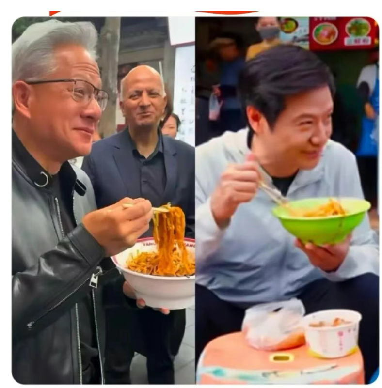 mottiverse's tweet photo. 你如何看待雷军吃面

被一女孩吐槽：

吃早饭还要这么多人拍照，wc https://t.co/JaRIDEQNoV