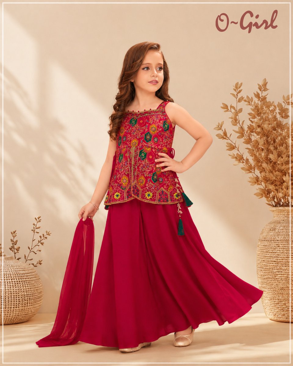 OGirlEthnic's tweet photo. Gracefully adorned in vibrant elegance, crafted beautifully for celebrations.
#OGirl #GirlsFashion #EthnicWear #KidsStyle #RaniPink #EmbroideredDress #FestiveFashion #TraditionalWear #PalazzoSet #DupattaLove #ZariWork

{OGirl ,GirlsFashion ,EthnicWear ,KidsStyle ,RaniPink } https://t.co/s08chqMoBz