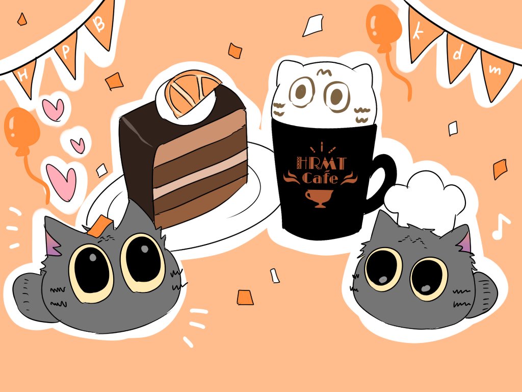 karatsuba's tweet photo. @kadomenma kdmさんお誕生日おめでとうございます！！いつも可愛いイラストやお写真に癒されております！！ひろみつカフェからも差し入れ送らせて頂きます🍫🍰☕️これからもご活動楽しみにしております！！ https://t.co/f7UjiXCnMf