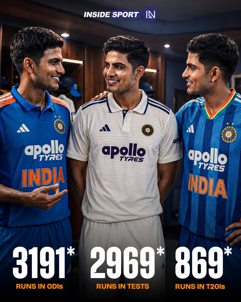 InsideSportIND's tweet photo. Shubman Gill is making his mark across all formats 🇮🇳🏏

#IndianCricketTeam #ShubmanGill #InsideSport #Cricket https://t.co/6gSniHzObb