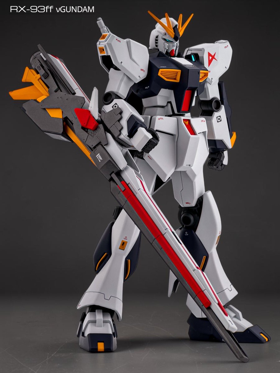 yukimaru0131's tweet photo. ENTRY GRADE 1/144 RX-93ff νガンダム

･カラーリングを変更して作製。

#ガンプラ
#gunpla https://t.co/5FubRSwnxd