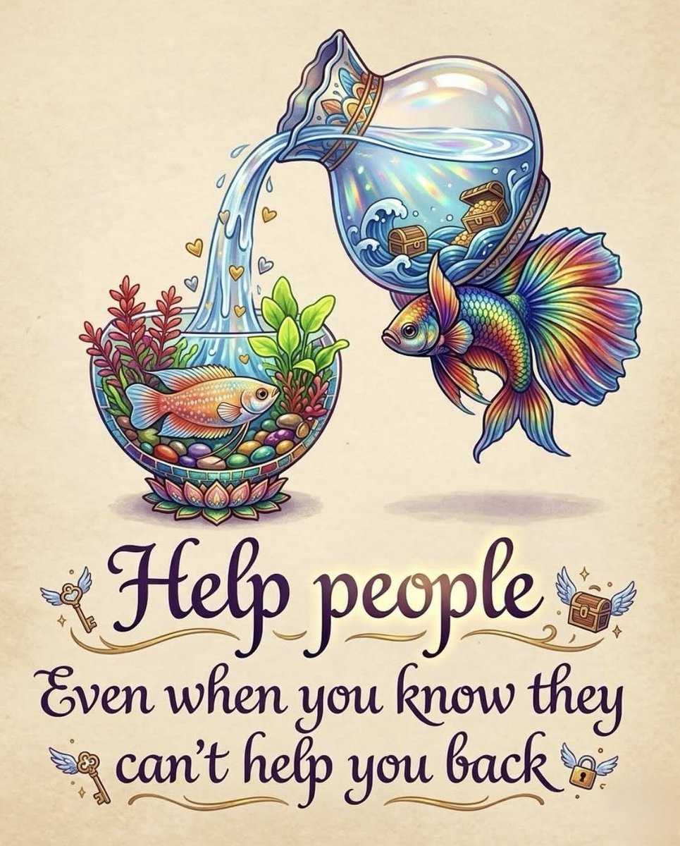 gratefuledu64's tweet photo. #KindnessMatters always! 🥰
Helping people, without expecting anything in return, is the truest form of kindness. 
It builds deep personal fulfillment, demonstrates sincere empathy, and allows you to make a profoundly positive impact. https://t.co/8OjGi9jCFx