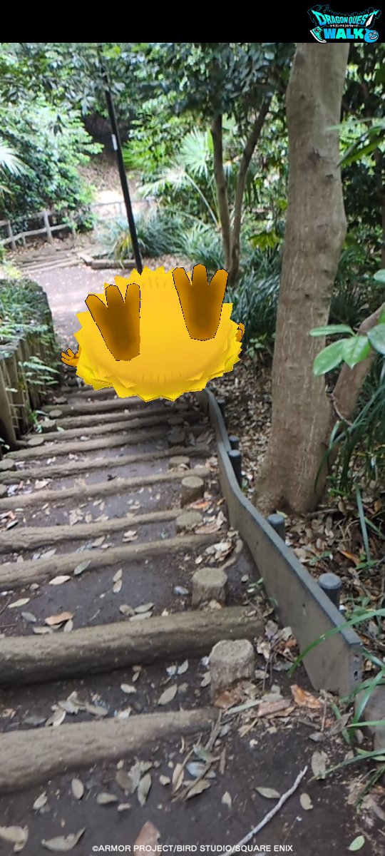 koako_1210's tweet photo. 恋のかいだん踏み外した！
誰か助けて！

#かいしんの一枚
#DQウォークフォトコン https://t.co/V2eSuFwy3F